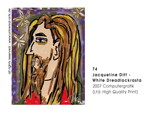 Jacqueline Ditt - White Dreadlockrasta