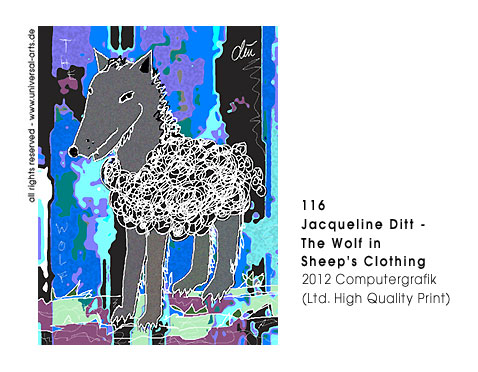 Jacqueline Ditt - The Wolf in Sheep's Clothing  (Der Wolf im Schafspelz)