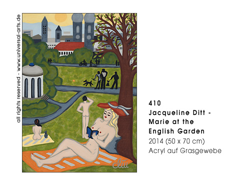 Jacqueline Ditt - Mary at the English Garden (Marie im Englischen Garten)