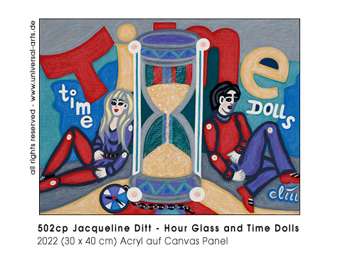 Jacqueline Ditt - Hourglass and Time Dolls (Sanduhr und Zeitpuppen)