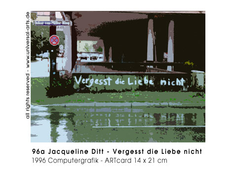 Jacqueline Ditt - Vergesst die Liebe nicht (Don't forget the Love)