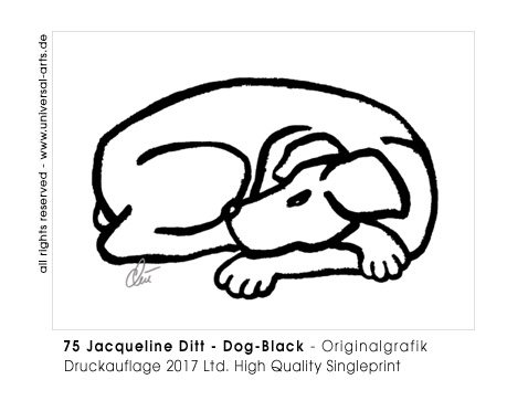 Jacqueline Ditt - Dog - Black (Hund - Schwarz) 