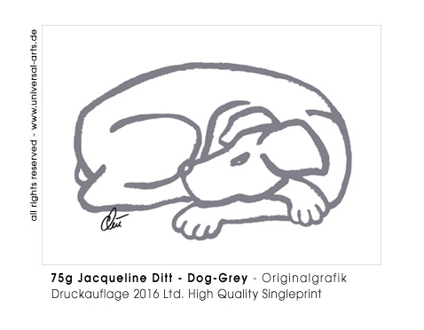 Jacqueline Ditt - Dog - Grey (Hund - Grau)