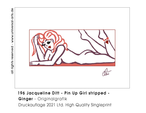 Jacqueline Ditt - Pin Up Girl stripped - Ginger 