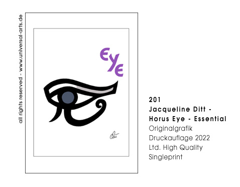 Jacqueline Ditt - Horus Eye - Essential (Horus Auge - Essenziell)