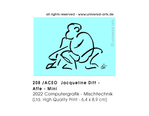 Jacqueline Ditt - Affe - Mini  (Monkey - Mini)