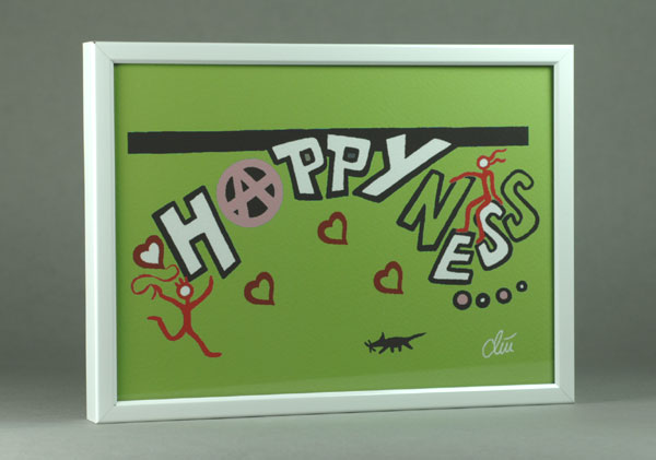 Jacqueline Ditt - Happyness - Graffiti (Fröhlichkeits - Graffiti)